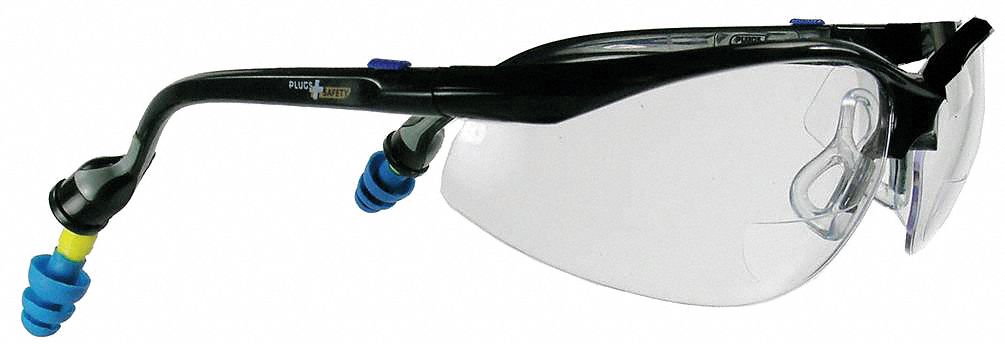 Safety Bifocal, +2.0, Clear, Polycarbonate
