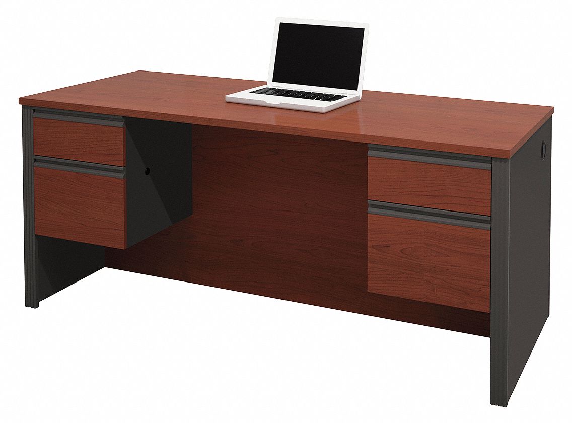 Executive Desk w/Half Pedestals