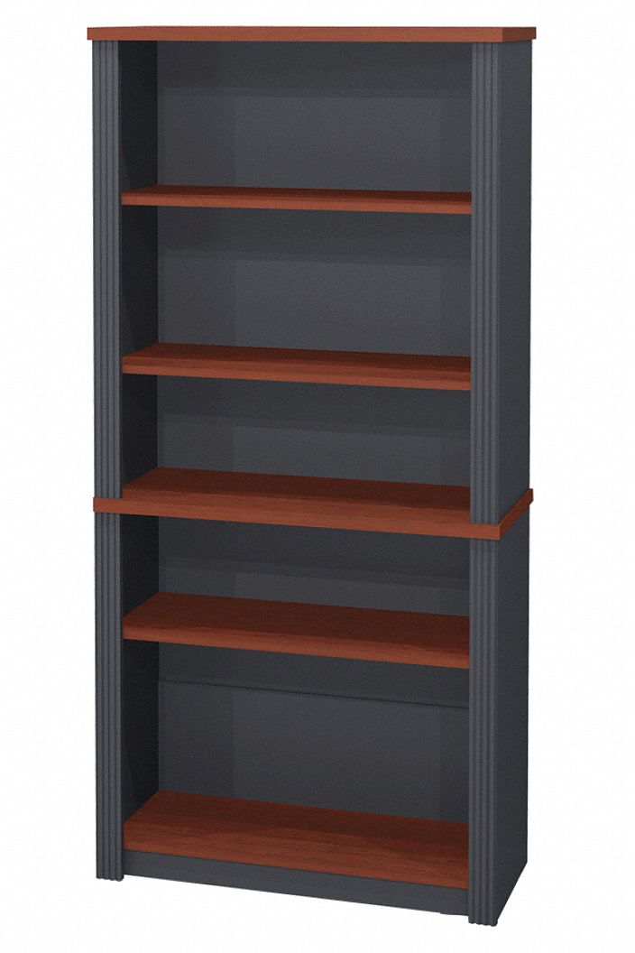 Modular Bookcase, Bordeaux/Graphite