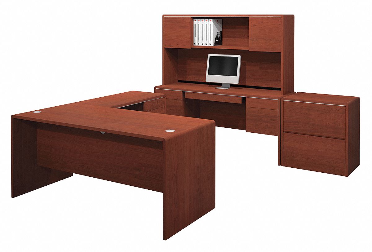 Executive Desk Complete Kit, Bordeaux