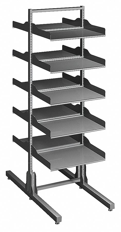 Double Sided Shelf Rack, 10 Shelf