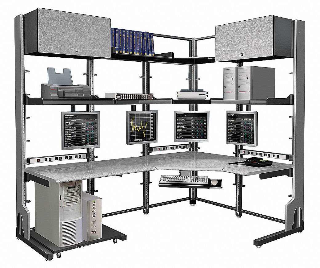 Corner Computer Workstation