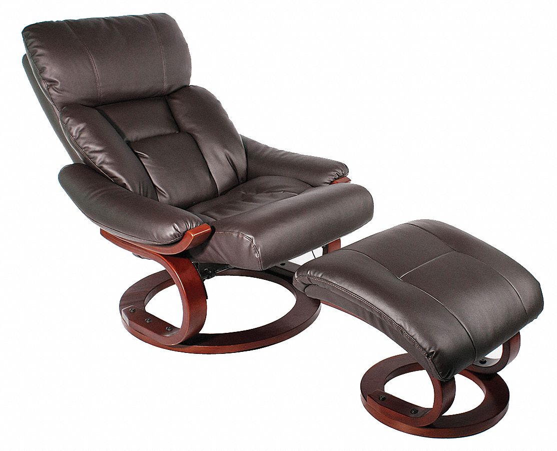 Massage Recliner w/Heat, Dark Brown