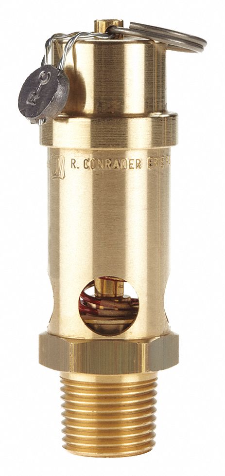 Safety Valve, Soft Seat, 1/2 In, 125 PSI