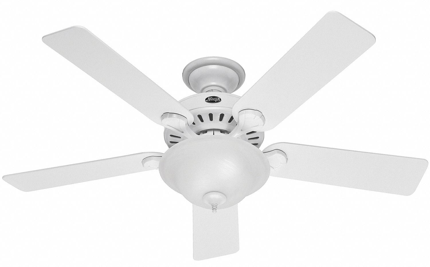Decorative Ceiling Fan, Beech/White