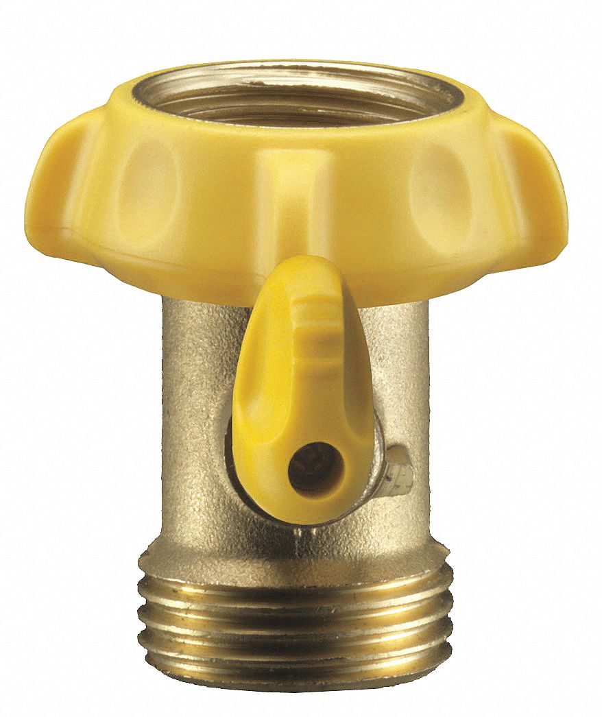 Shut Off, Single, GHT, Brass/Metal