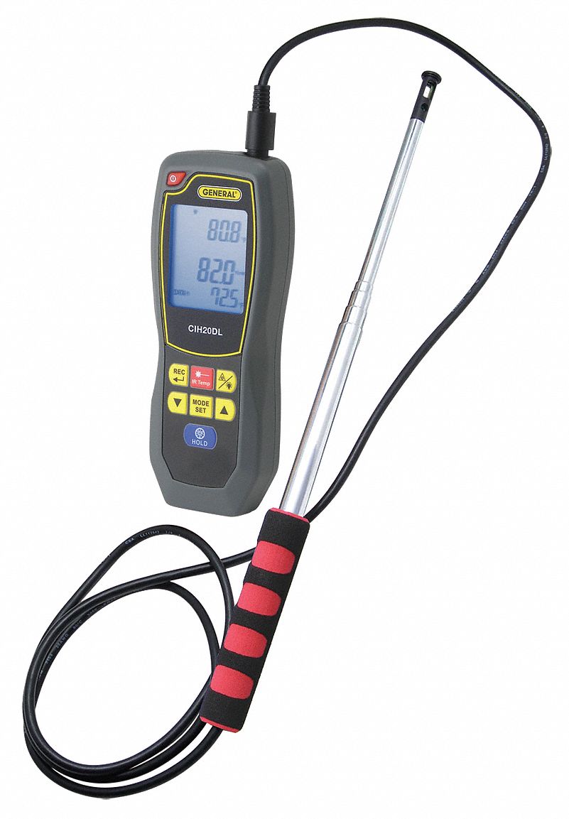 Data Logging Anemometer, Hot Wire