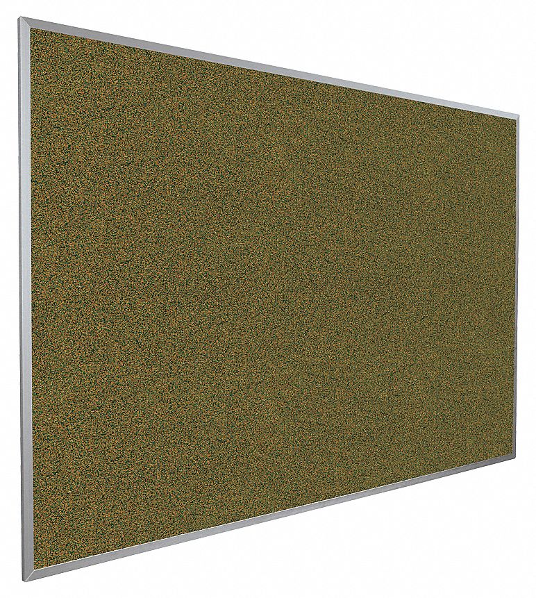 Bulletin Board, Splash Cork, Green, 4x5