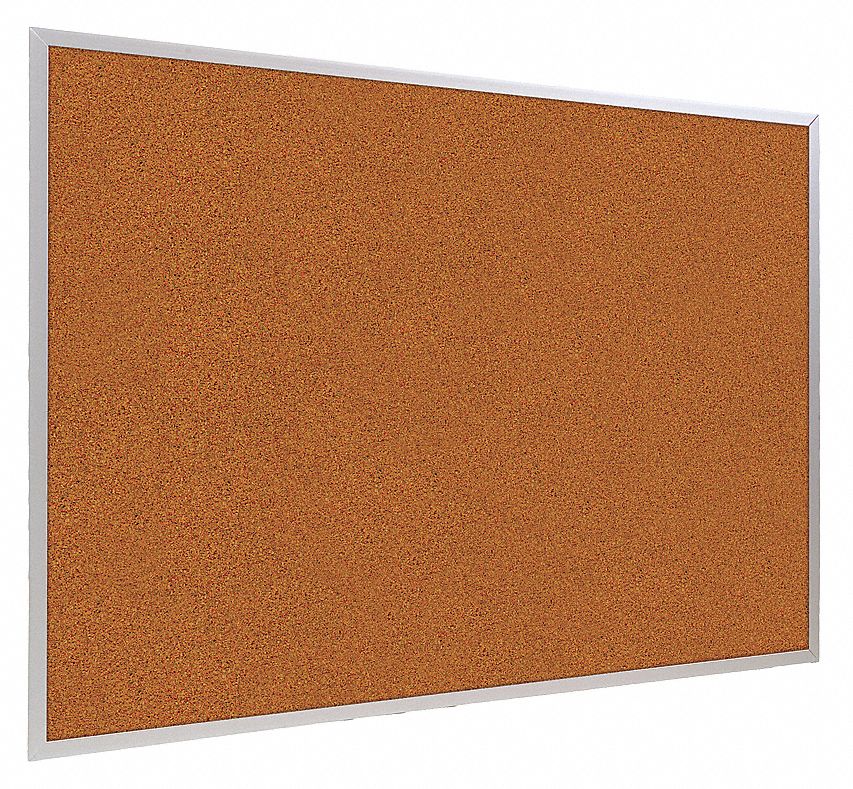 Bulletin Board, Splash Cork, Red , 4x8