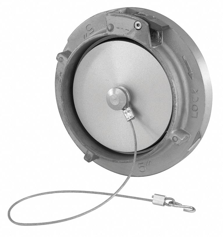 Hose Cap, Female, 1.5 In NST, 9 In Chain
