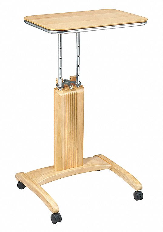 Laptop Cart, Wood, Maple, 20 In. H