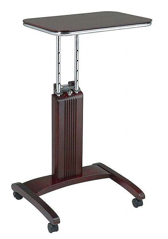 Laptop Cart, Wood, Mahagony, 20 In. H