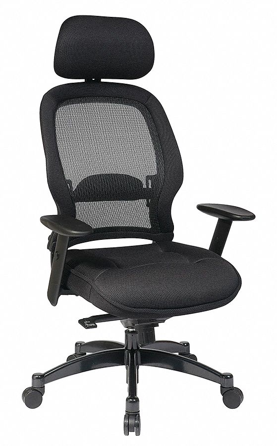 Managerial Chair, Mesh, Black