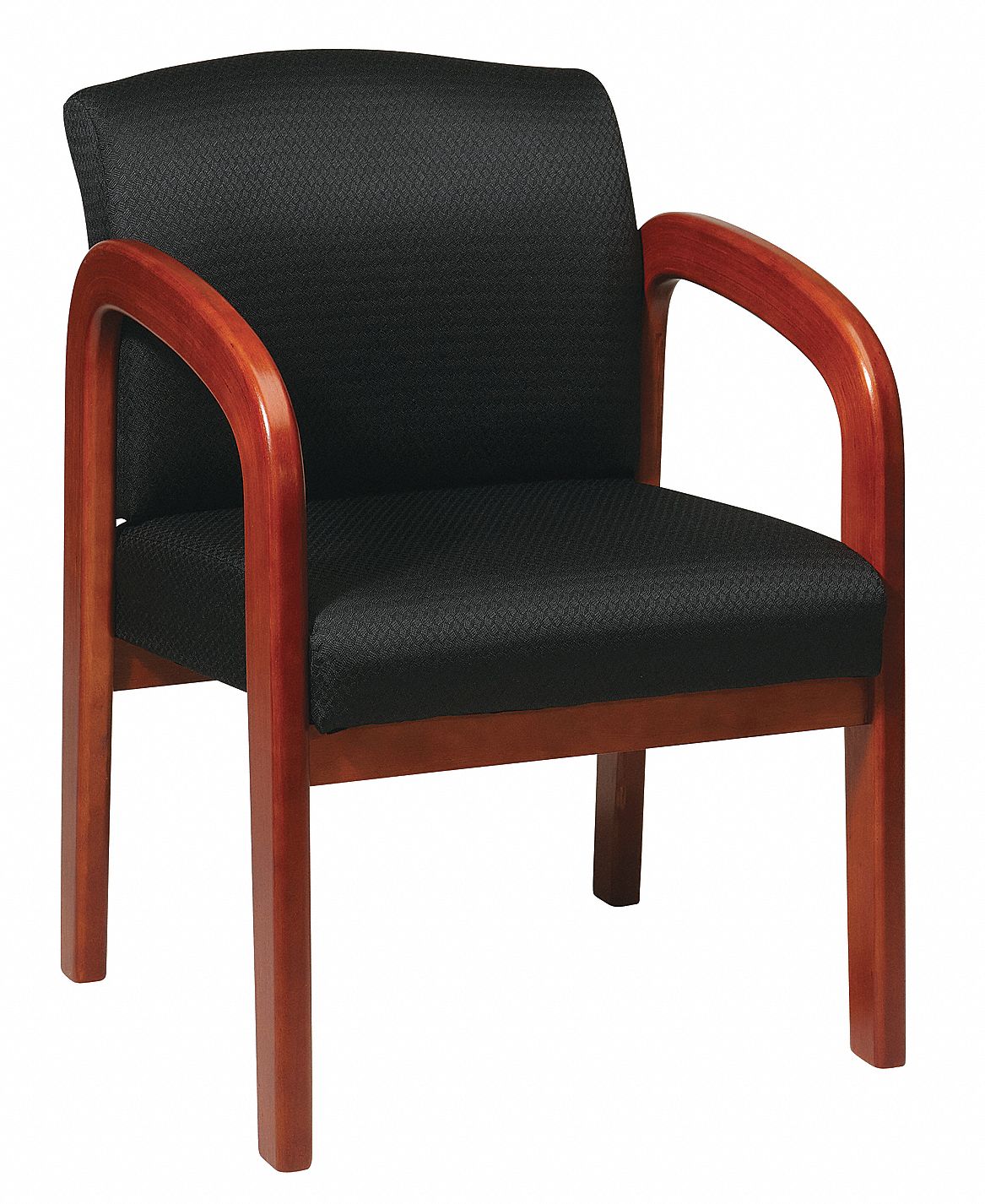 Visitor Chair, Black, Oak