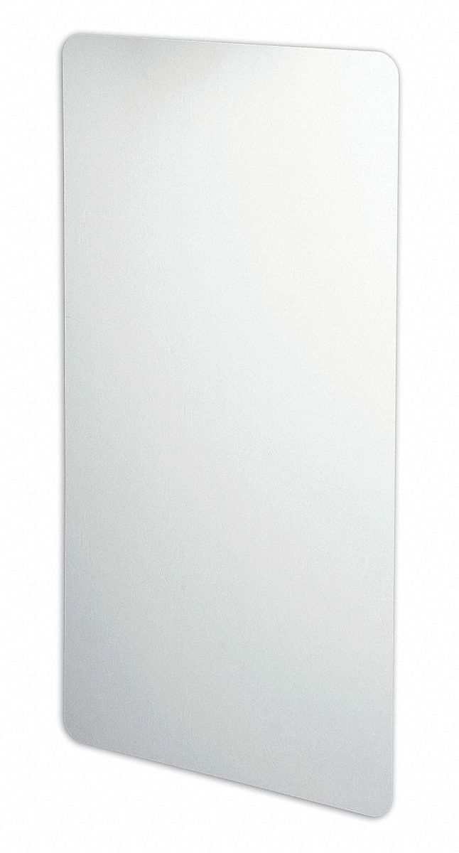 Wall Guard, Plastic, Wht, 32x16x1/16in, PK 2
