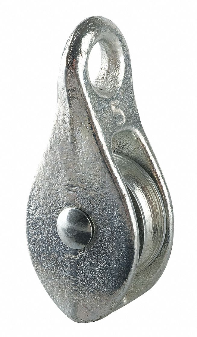 Pulley Block, Fibrous Rope, Fixed Eye