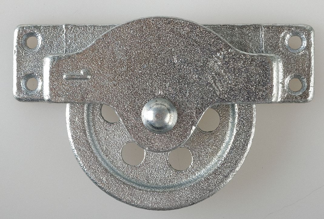 Pulley Block, OD 4-1/2 In., ID 3-11/32 In.