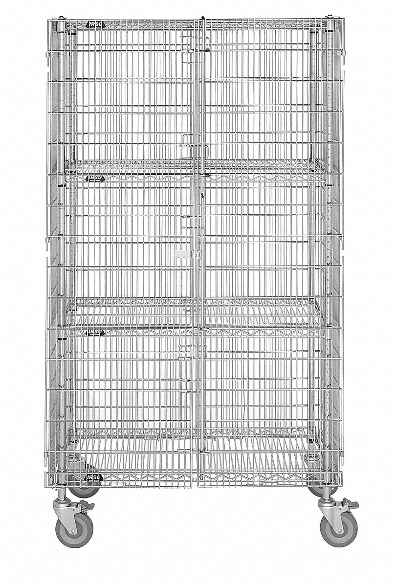 Mobile Security Cart, 52x27x69