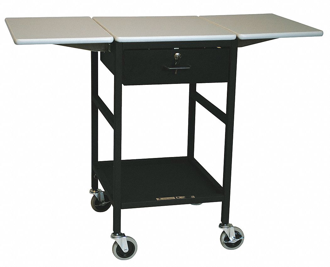 Ergonomic Mobile Work Table, 18 In. L