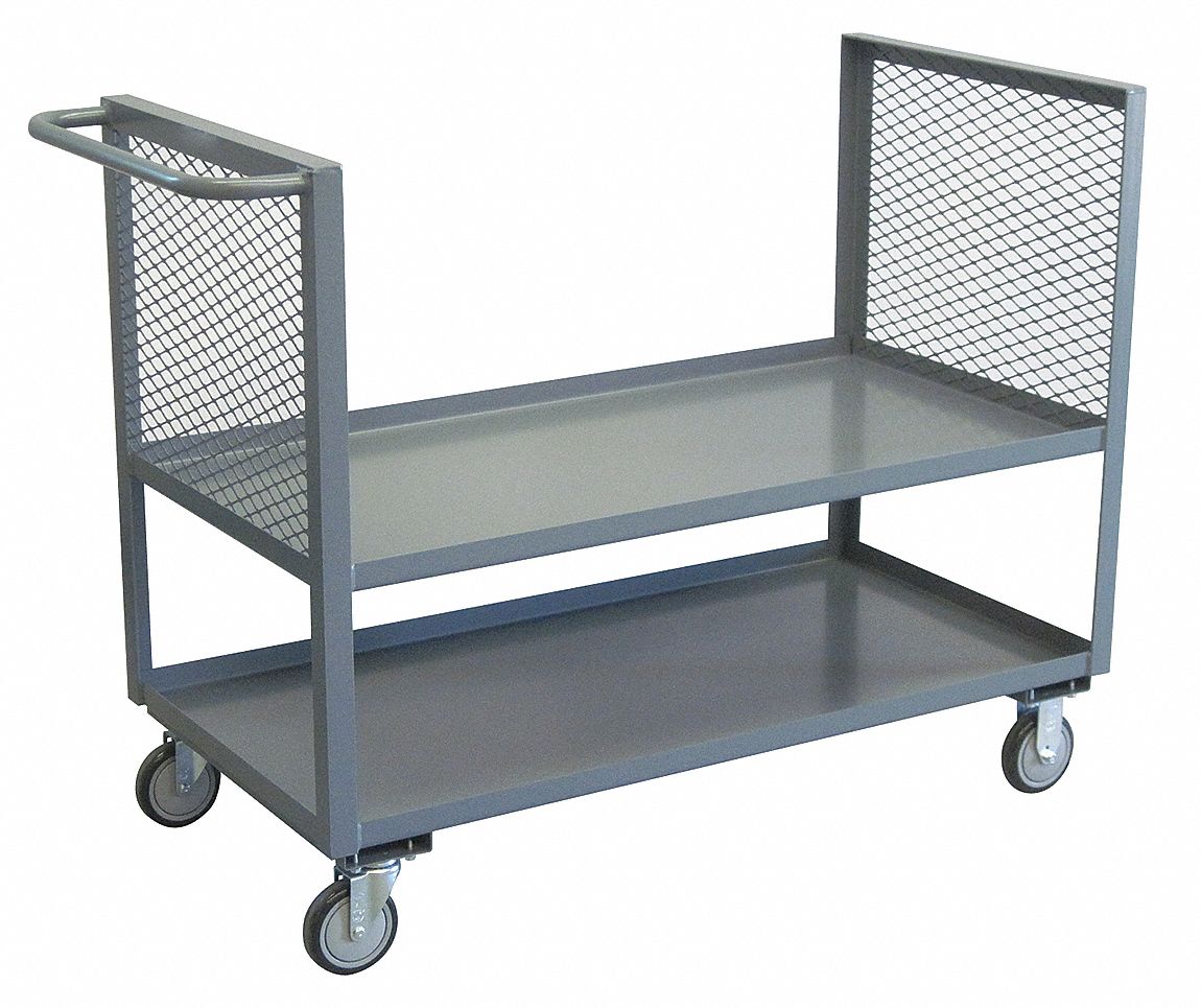 Box Truck, 2 Mesh Sides, 2 Shelves, 24x60