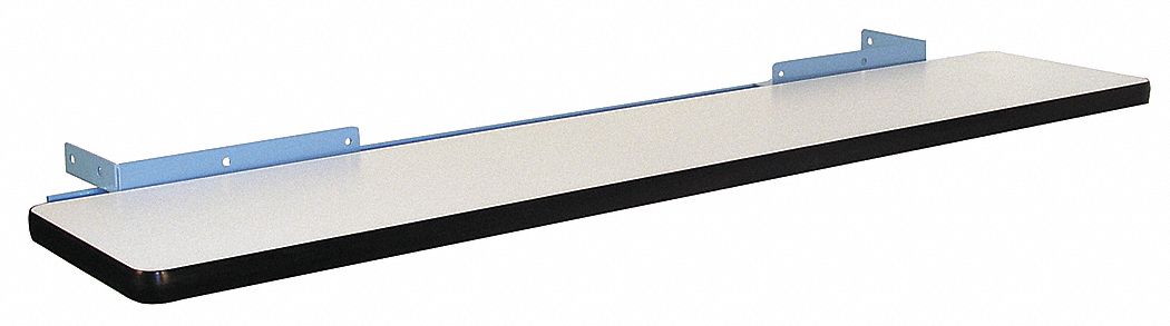 Cantilever Shelf, 60 W x 12 D x 2 H, Blue