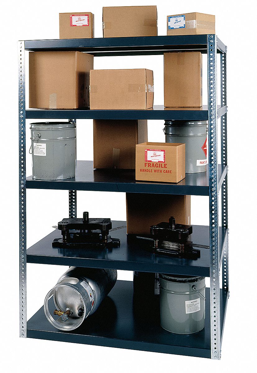 Bolted  Shelving, 72InH, 18InW, 48InD