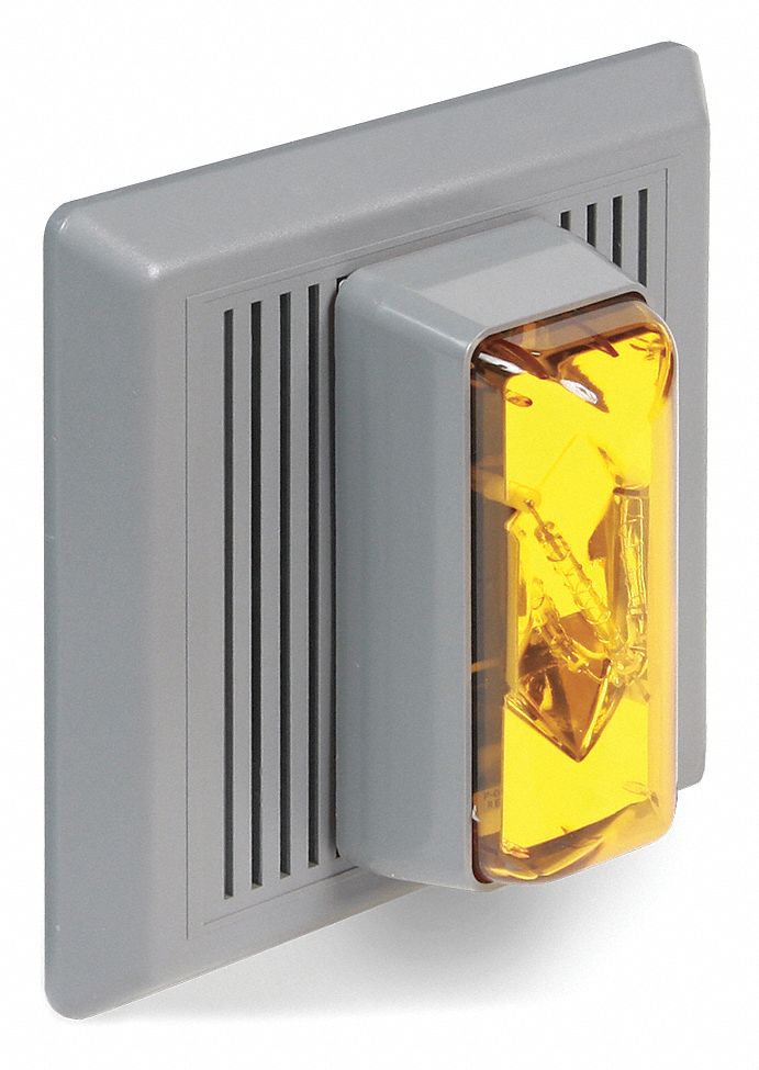 Horn Strobe, Amber, 24VAC/DC
