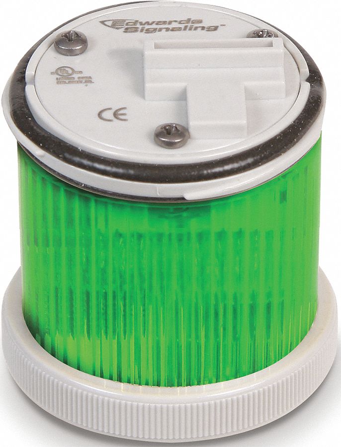 Stacklight Warning Light 48mm, LED, Green