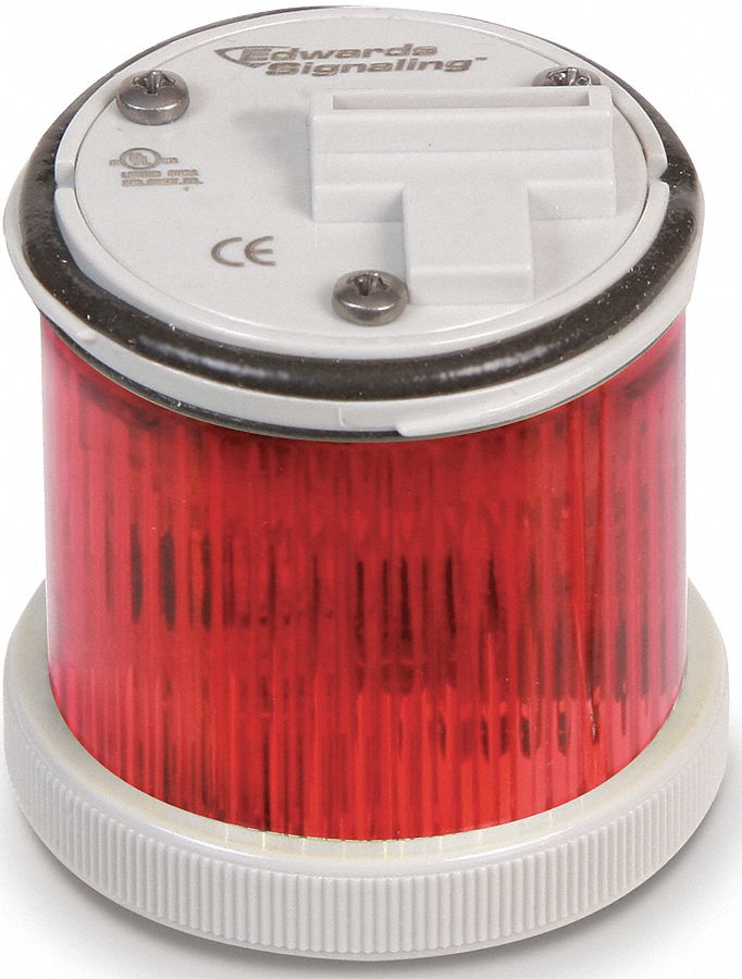 Stacklight Warning Light 48mm, LED, Red