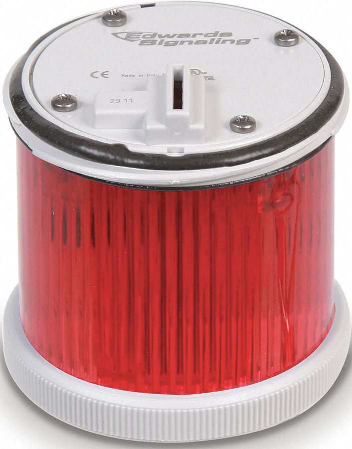 Stacklight Warning Light 70mm, LED, Red