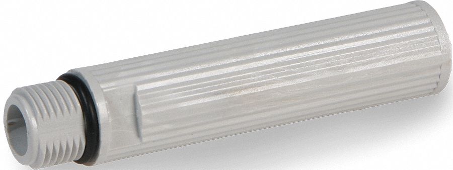 Threaded Extension Pole 100mm, Gray