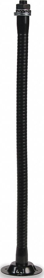 Extension Stem, Flexible Steel, Black