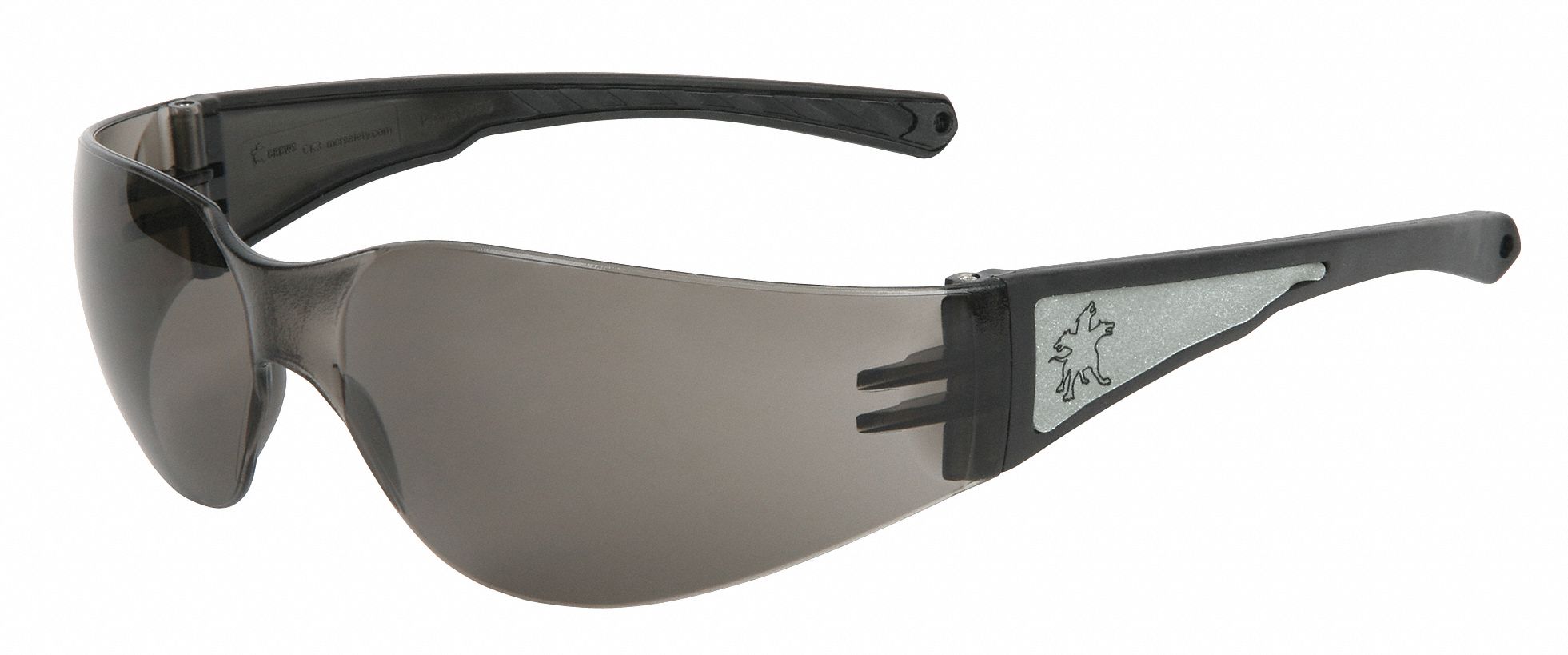 Safety Glasses, Gray, Scratch-Resistant