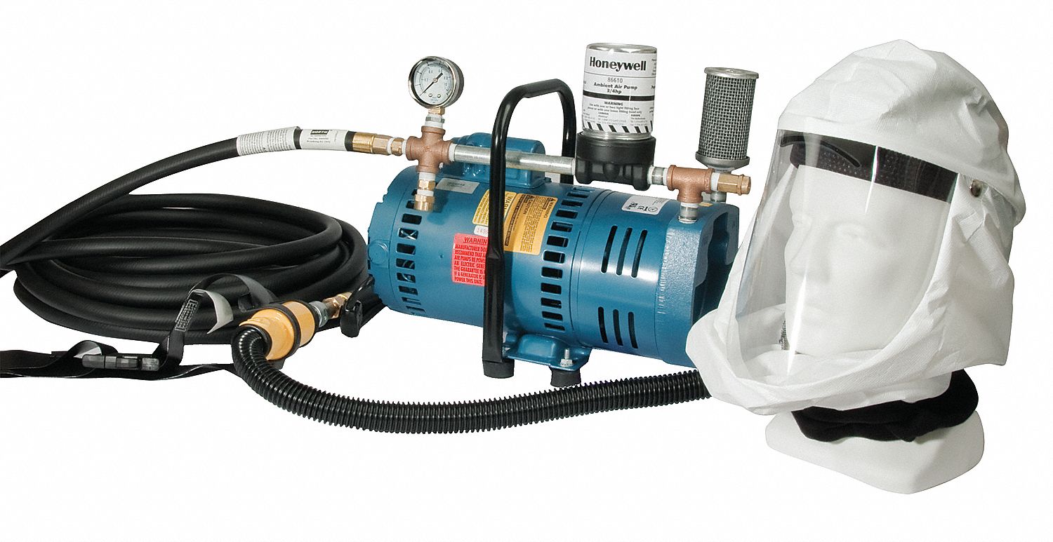 Supplied Air Pump Package, 1 Ppl, 3/4 HP