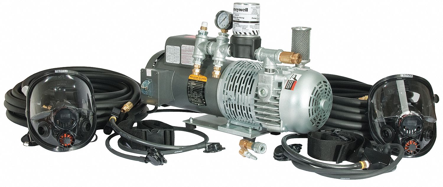 Supplied Air Pump Package, 2 Ppl, 3/4 HP