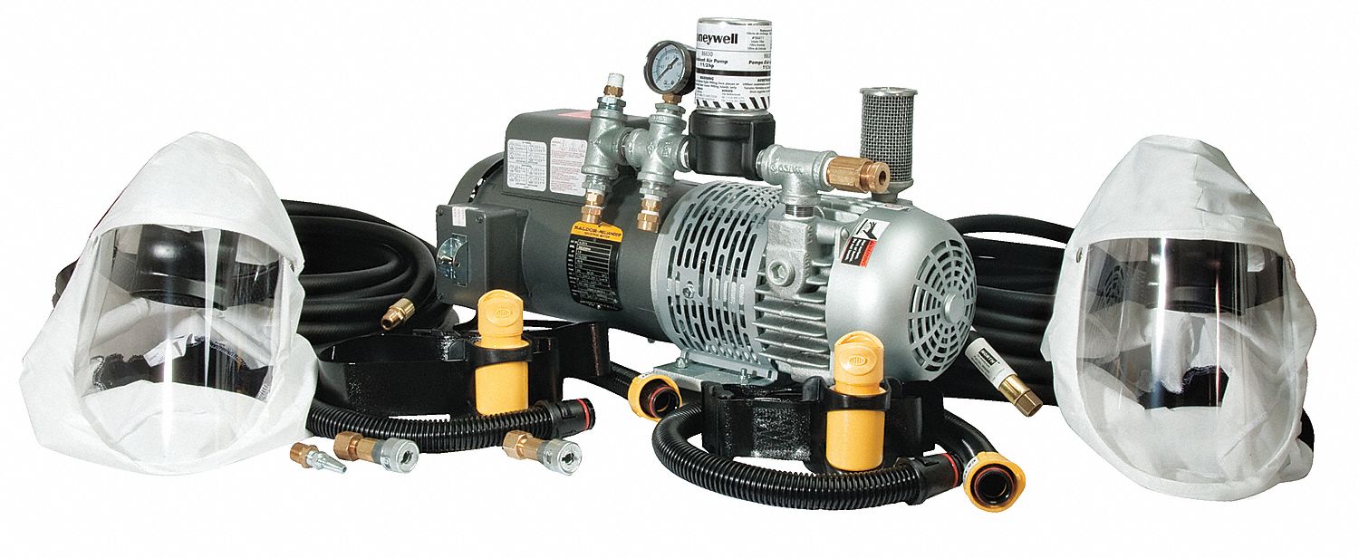 Supplied Air Pump Package, 2 Ppl, 1-1/2 HP