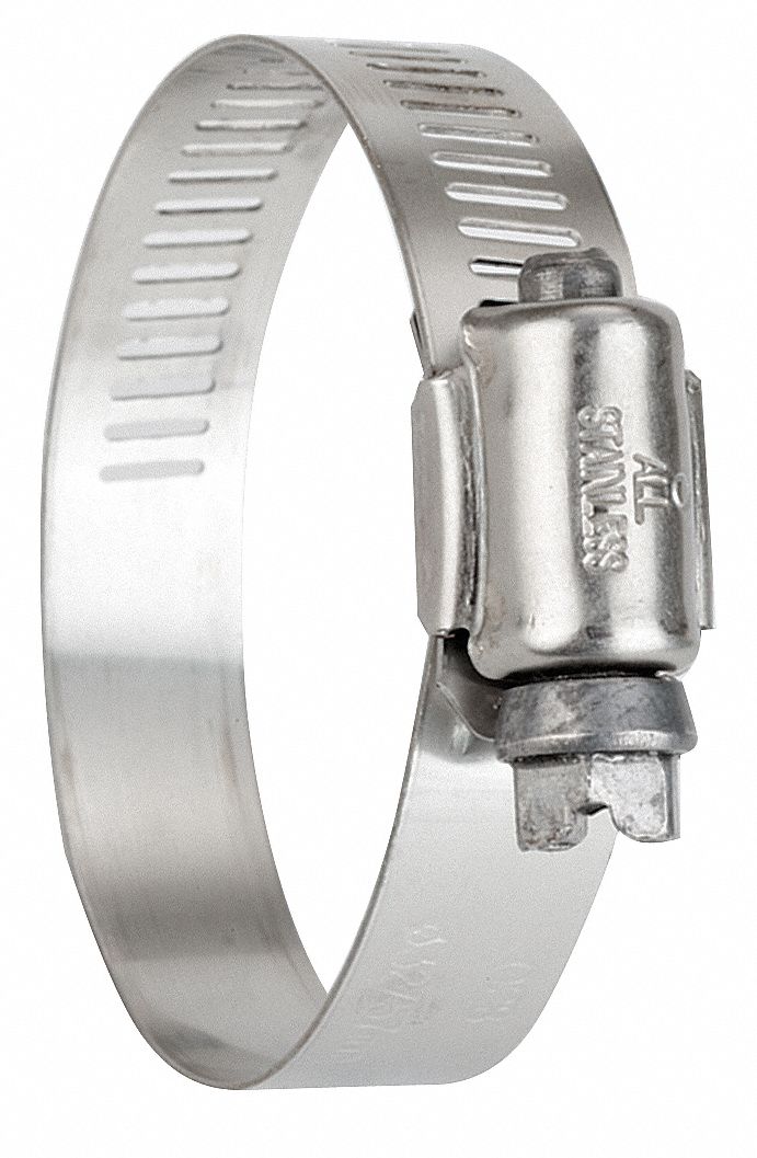 Hose Clamp, 4-1/2 Min. Dia., SAE 96, PK 10
