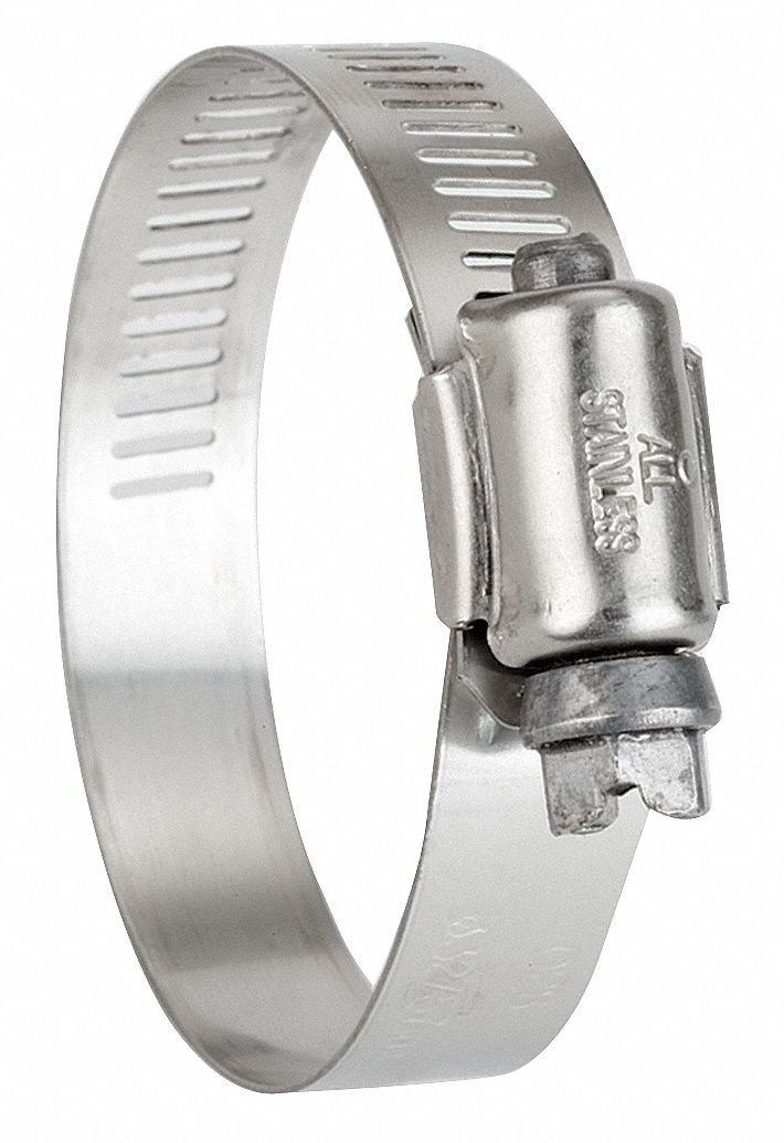 Hose Clamp, 1-1/2 Min. Dia., SAE 32, PK 10