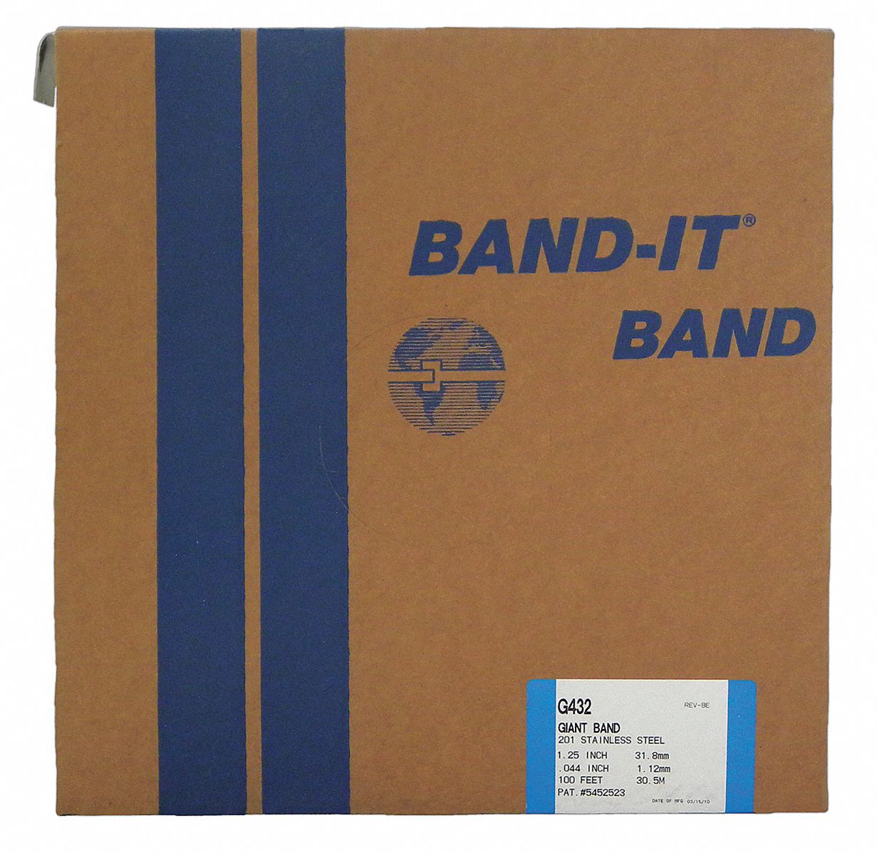Stainless Steel Band, 44 mil, 100 ft. L