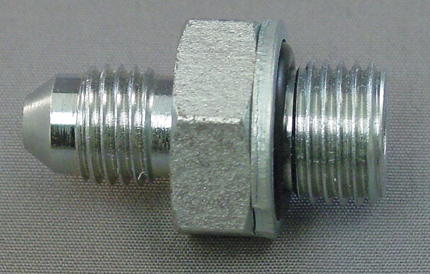 Adapter, BSPP to JIC, 9/16-18, 1/4 In-19