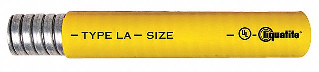 Conduit, Liquid Tight, 1 In, 50 Ft, Yellow