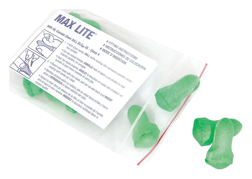 Ear Plugs, 30dB, W/o Cord, Reg, PK10