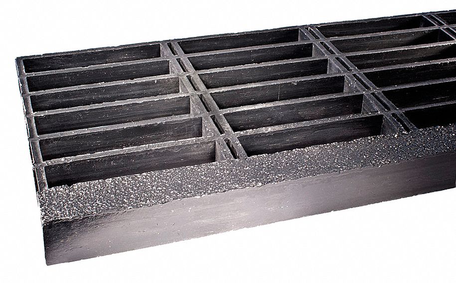 Fiberglass Stair Tread, 144 x 12 In