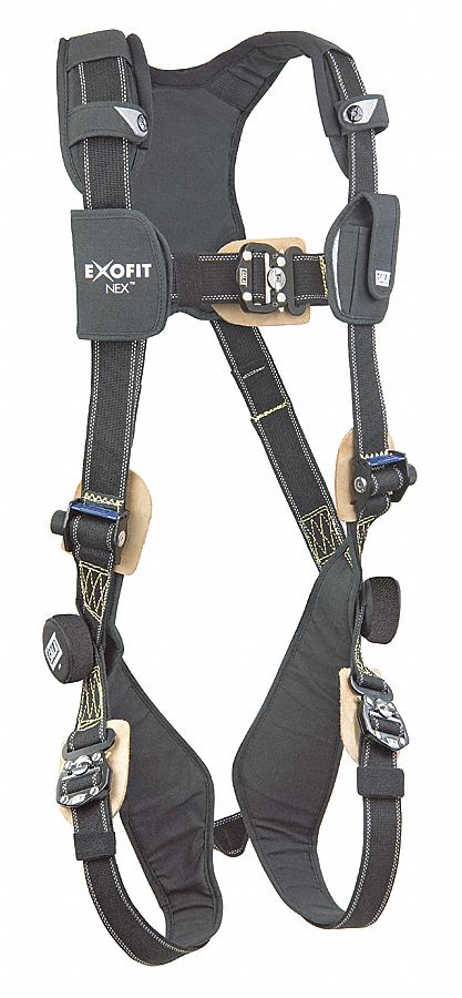 Full Body Harness, L, 420 lb., Black
