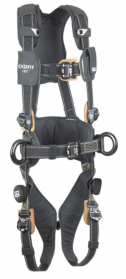 Full Body Harness, S, 420 lb., Black