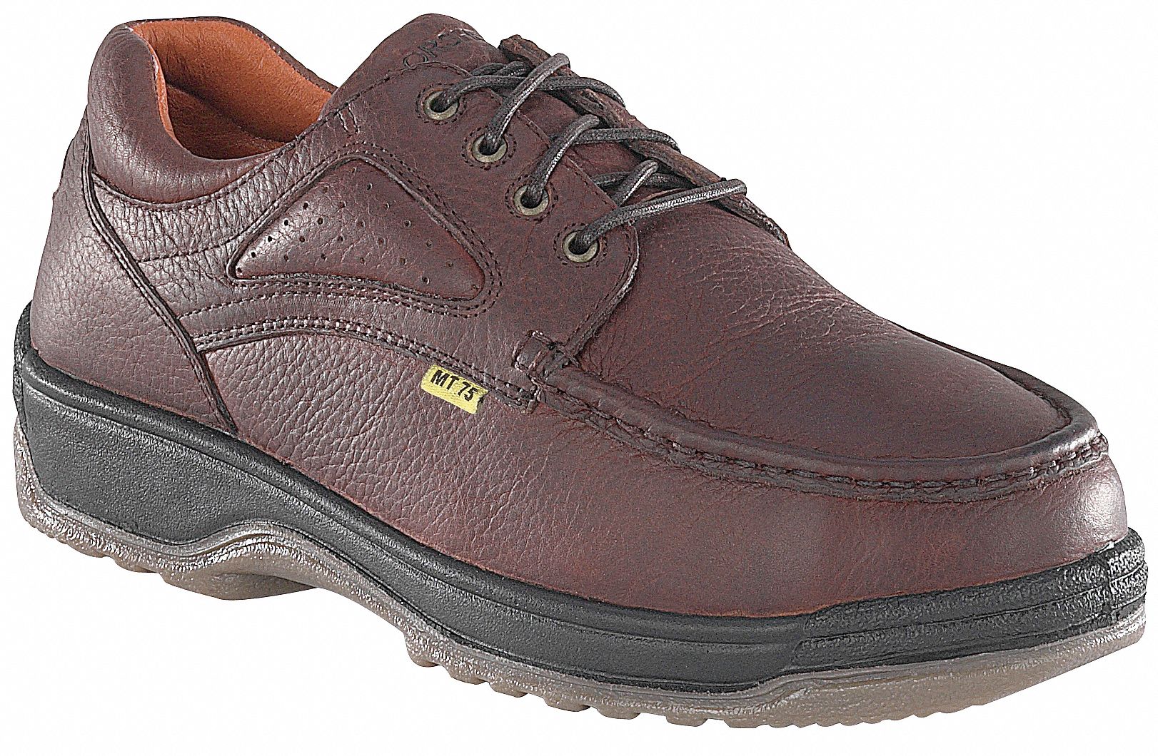 Oxford Shoes, Steel Toe, Met Grd, 8W, PR