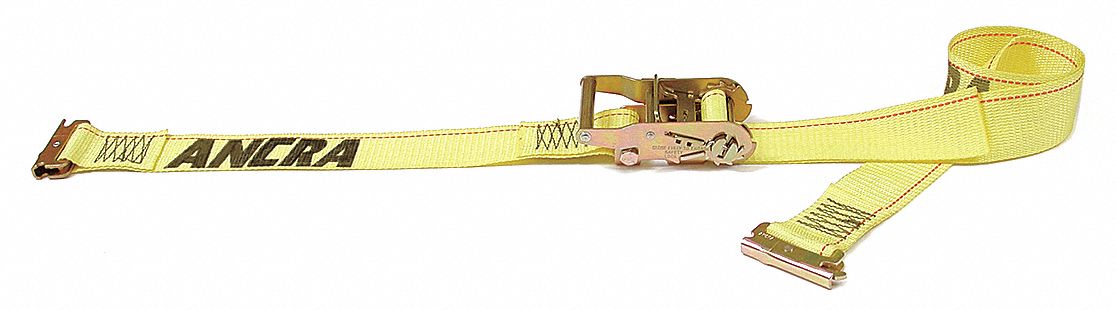 Logistic Ratchet Strap, 12ft x 2In, 1000lb