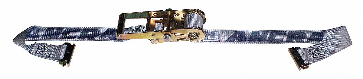 Logistic Ratchet Strap, 16ft x 2In, 1000lb