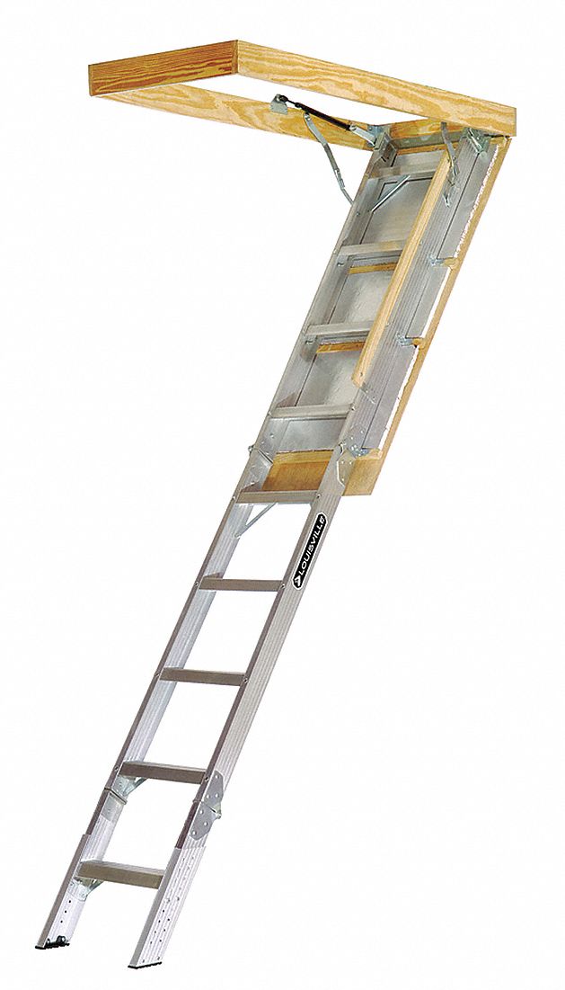 Elite Attic Ladder, 17 In Step Width