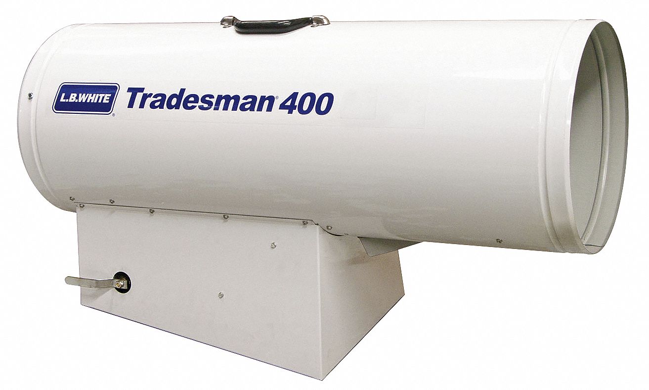 Portable Gas Heater, LP, 250000/400000BtuH